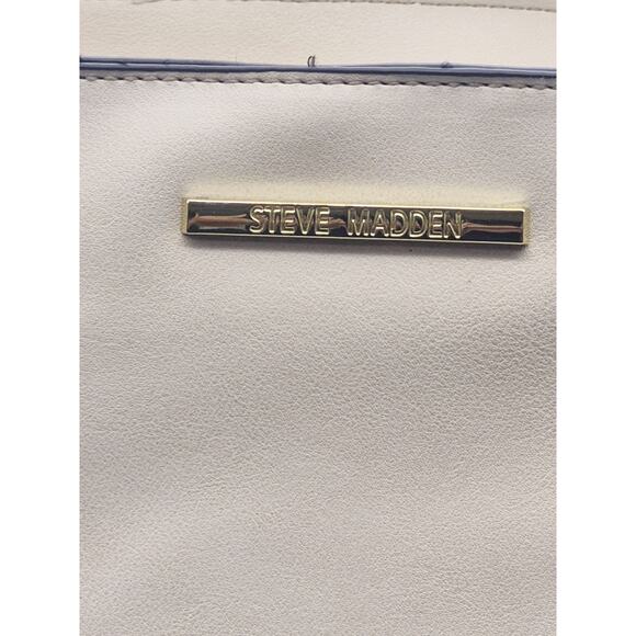 STEVE MADDEN brown leather style handbag purse leopard cheetah lining - Picture 4 of 12